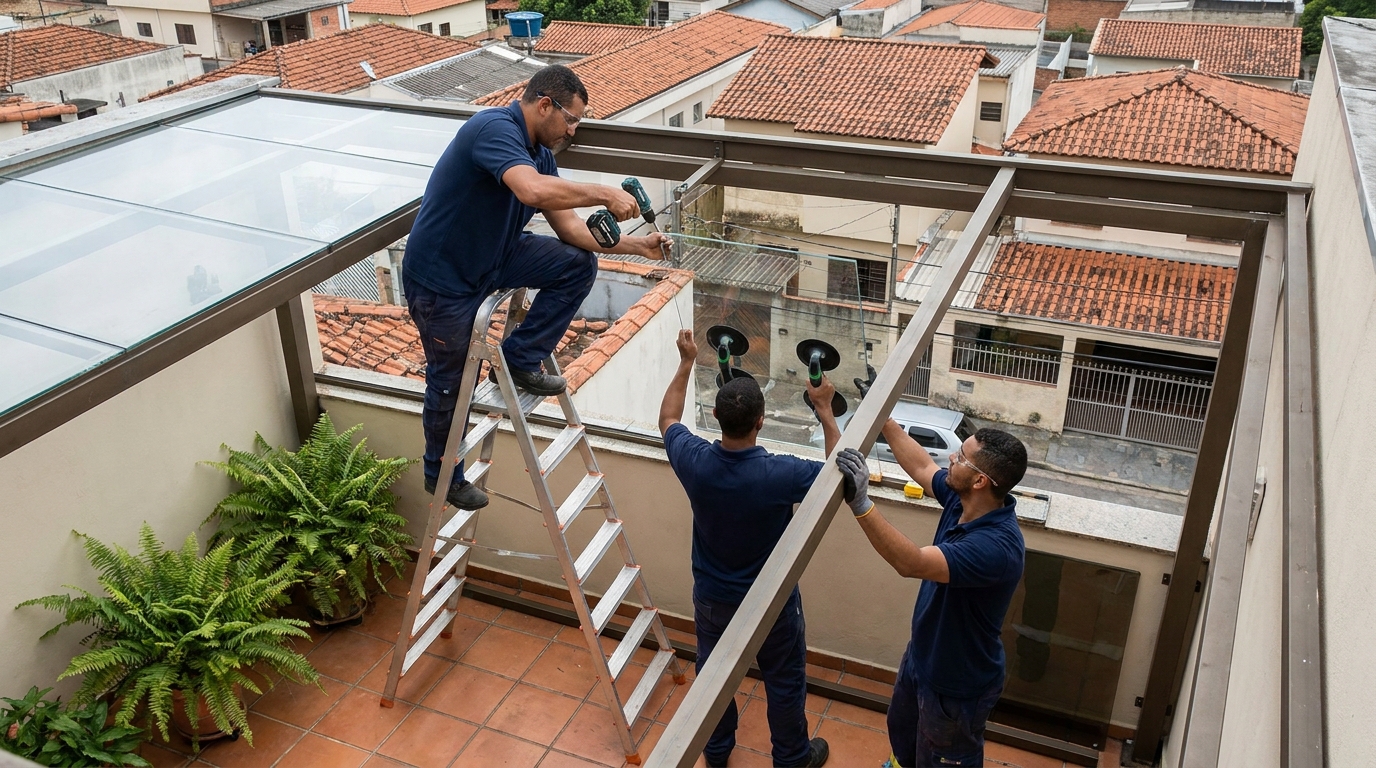 Cobertura de Vidro em Londrina‑PR